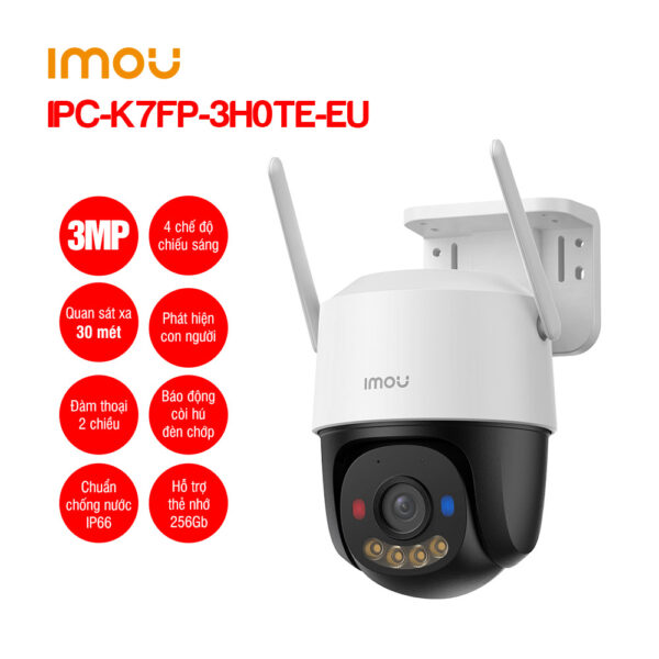 Camera PT ngoài trời dùng sim IMOU Cruiser SC 4G 3MP (IPC-K7FP-3H0TE)