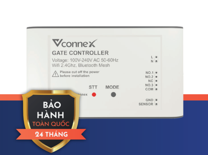 Hướng dẫn vận hành, lắp đặt bộ điều khiển cửa cổng Vconnex