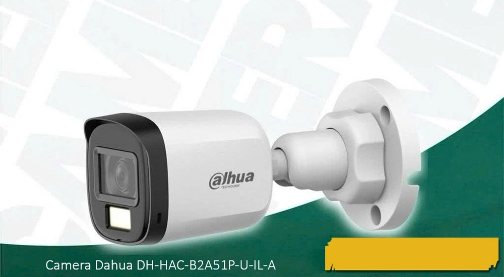Camera HD-CVI Full Color 5MP Dahua DH-HAC-B2A51P-U-IL-A
