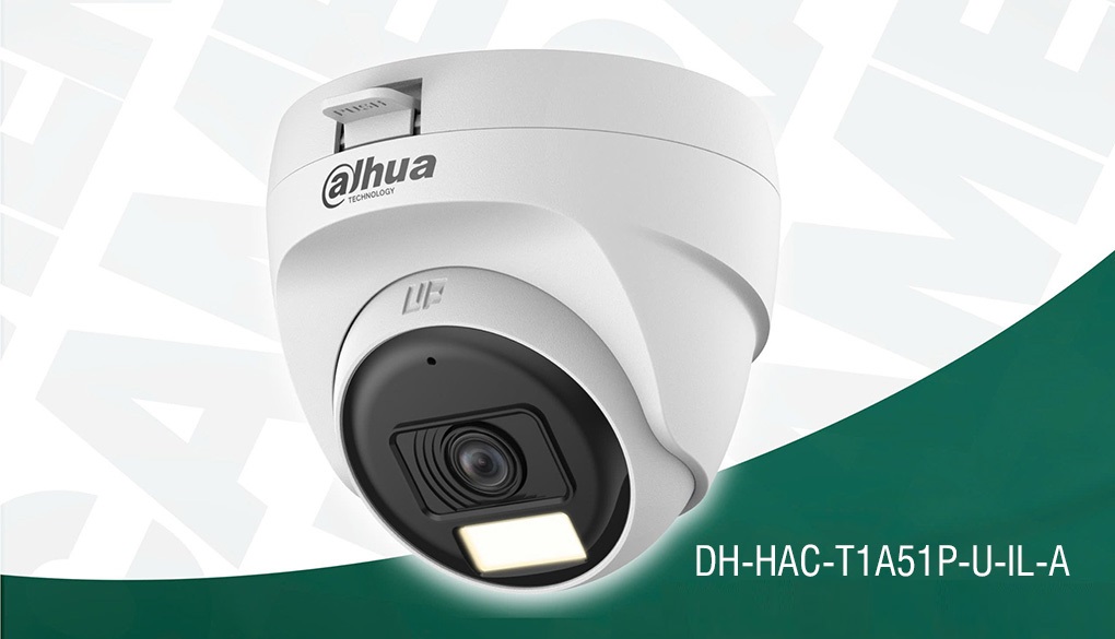 Camera HDCVI DAHUA DH-HAC-T1A51P-U-IL-A
