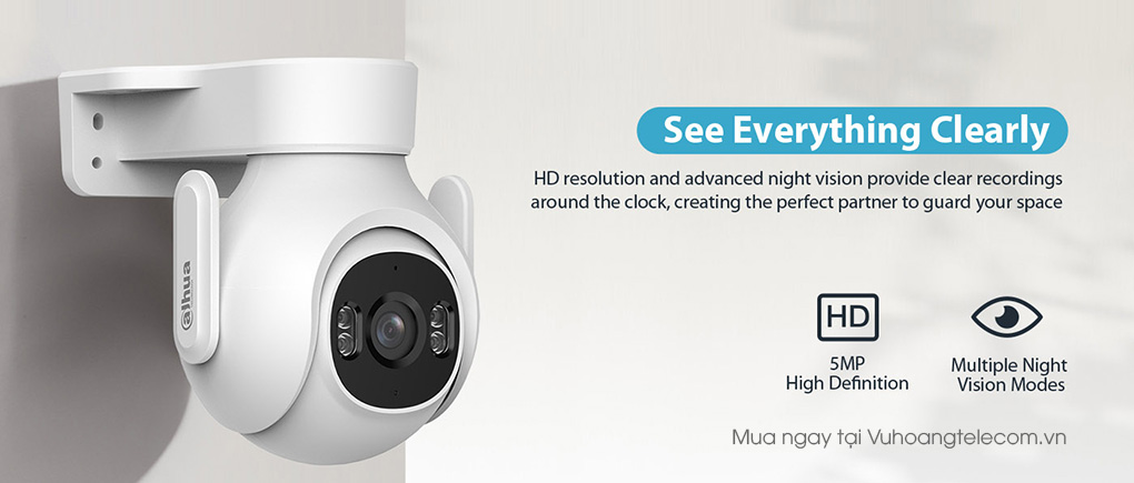 Camera SpeedDome Wifi Dahua DH-P5B-PV (PICOO B1 5MP)