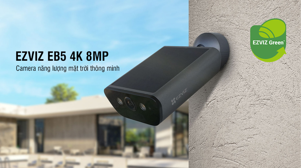 Camera AI Wifi dùng pin EZVIZ EB5 4K 8MP