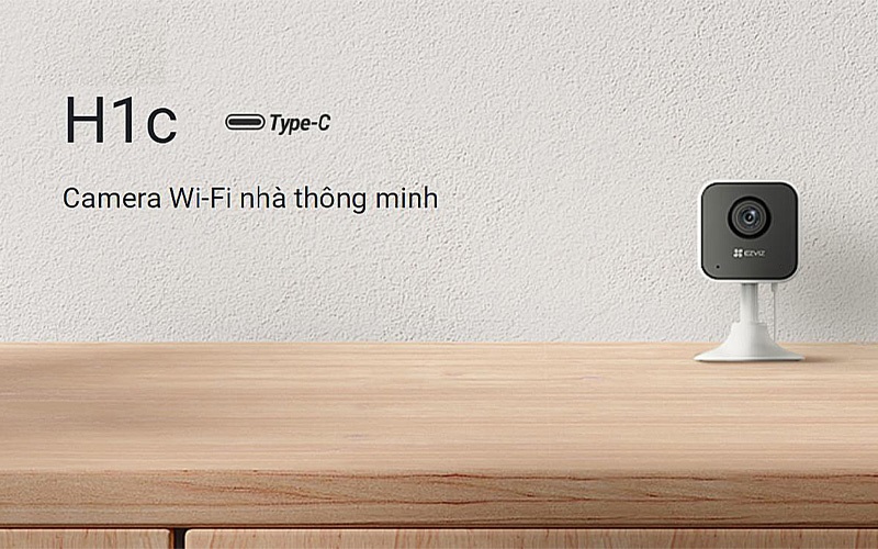 Camera IP Wifi để bàn 2MP EZVIZ H1C (Chuẩn Type-C)