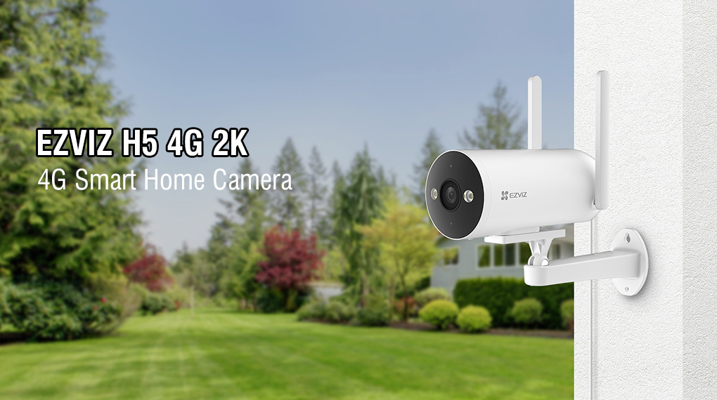 camera ngoài trời không dây dùng SIM EZVIZ H5 4G 2K