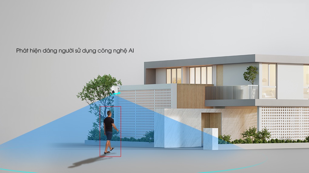 Camera quay quét ngoài trời 3MP EZVIZ H8C Pro (2K, PoE)
