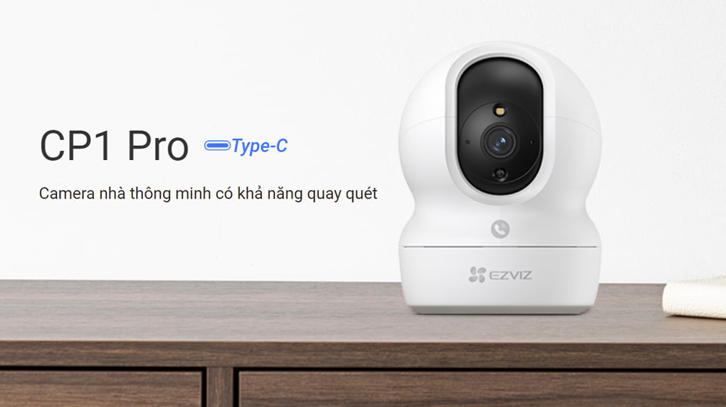Camera WiFi thông minh quay quét 360 EZVIZ CP1 Pro 1080P