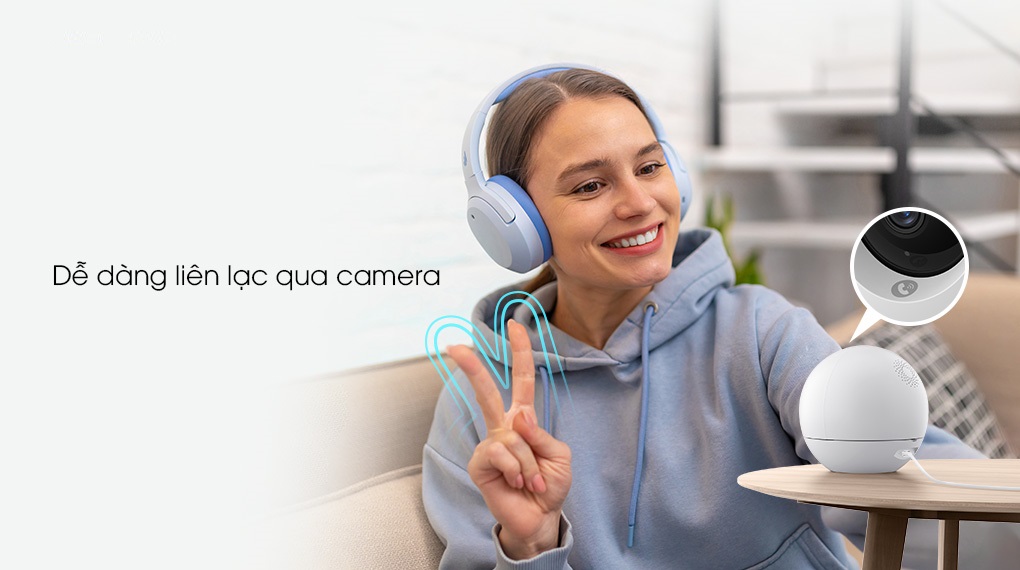 Camera Wifi trong nhà 360 độ, AI thông minh EZVIZ C6C 4K