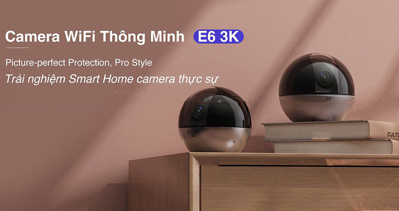 Camera WiFi trong nhà AI thông minh EZVIZ E6 3K