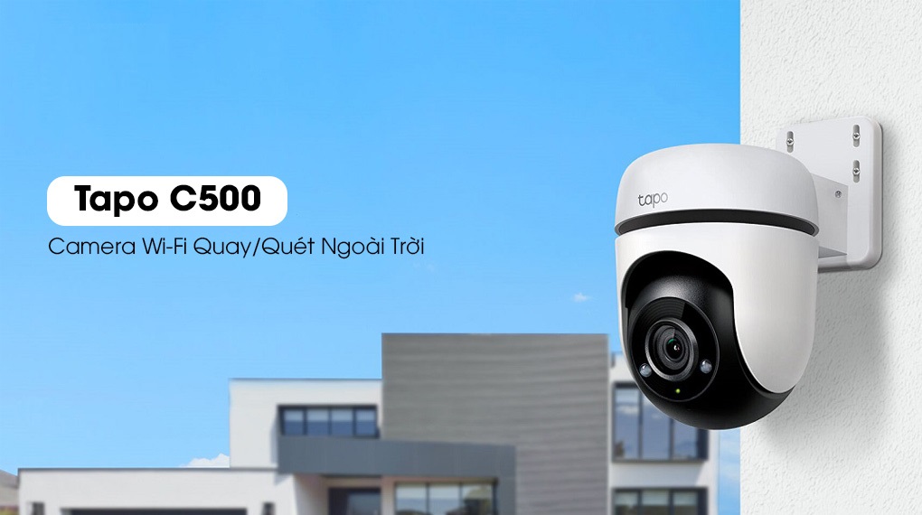Camera Wifi Quay Quét Ngoài Trời Full HD TP-Link Tapo C500