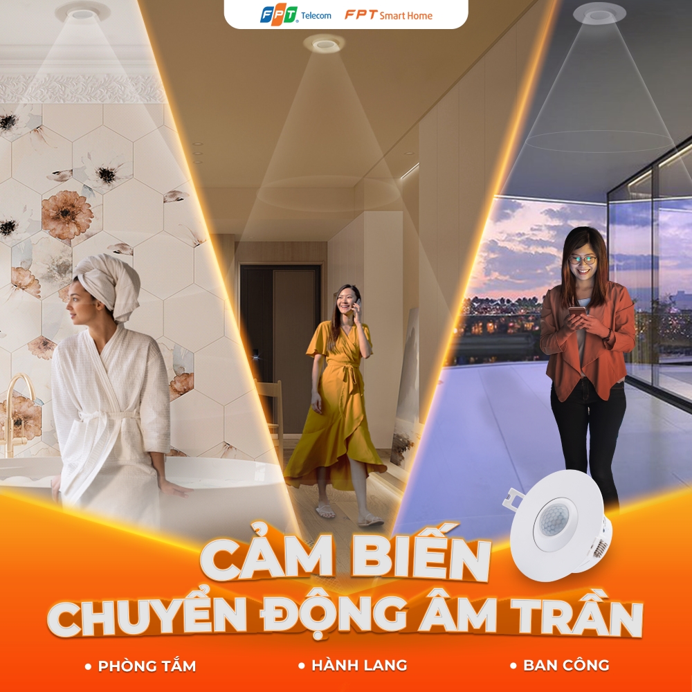 Cảm biến chuyển động âm trần Fpt