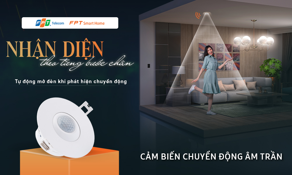 Cảm biến chuyển động âm trần Fpt