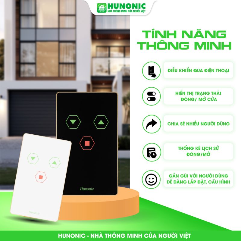 Công tắc cửa cuốn Hunonic Door S