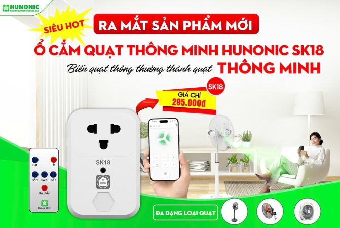 Ổ cắm quạt thông minh SK18