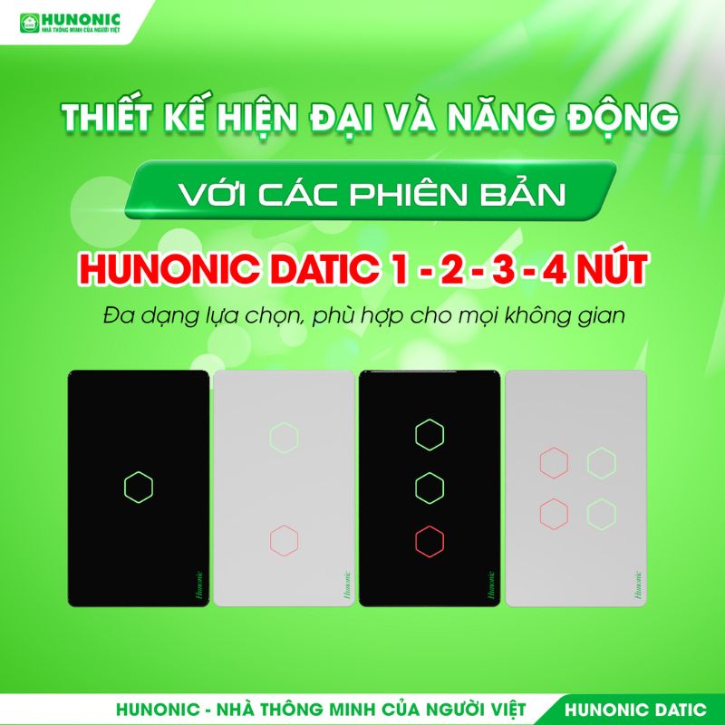 Công tắc cảm ứng 1,2,3,4 nút bluetooth mesh