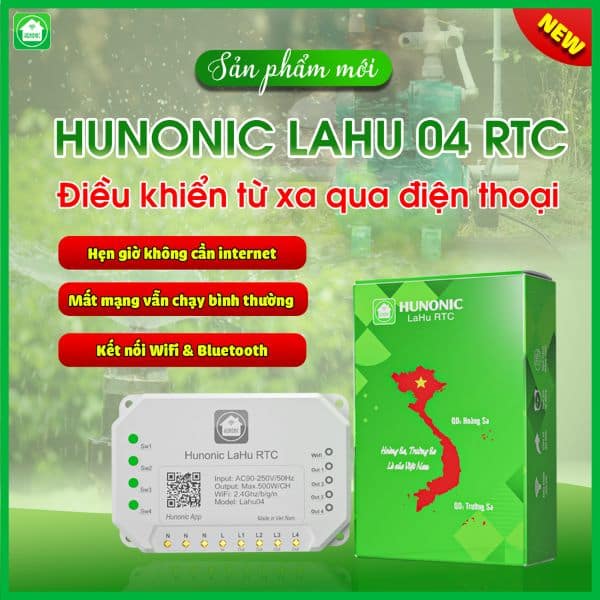 Công tắc thông minh Lahu tích hợp ic thời gian thực