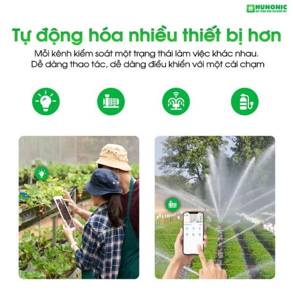 Công tắc thông minh Lahu tích hợp ic thời gian thực