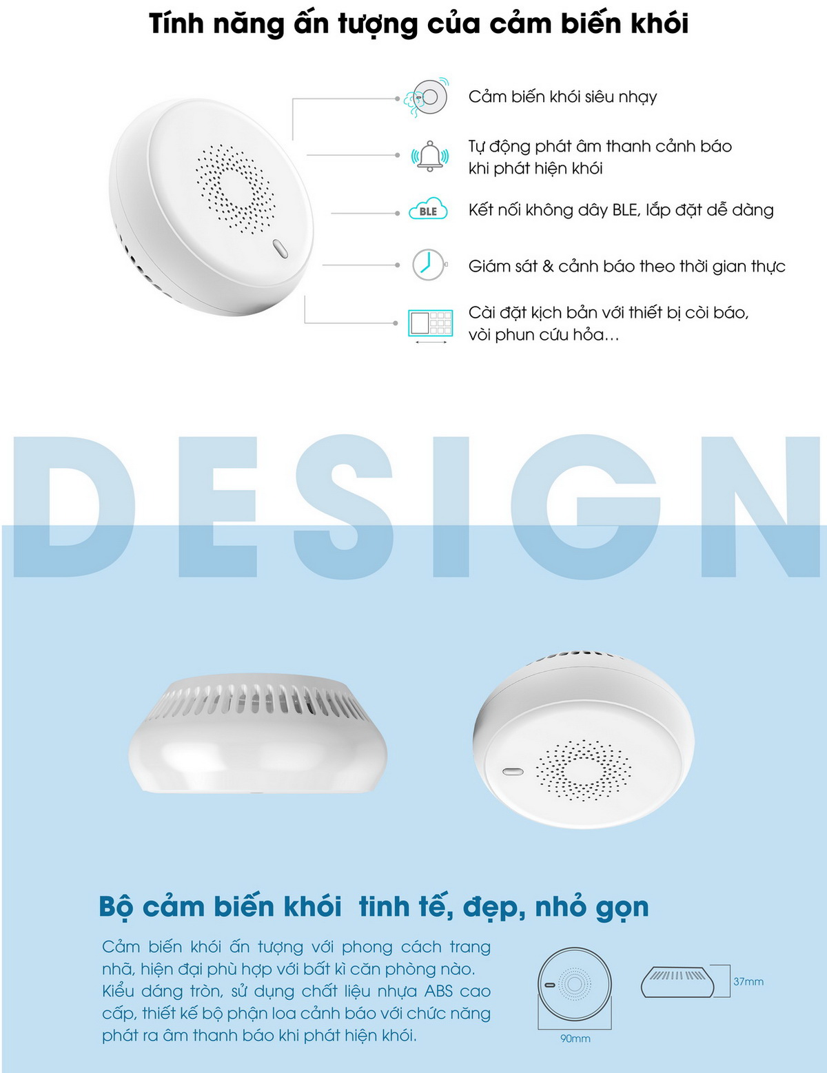 Cảm biến khói Ralli
