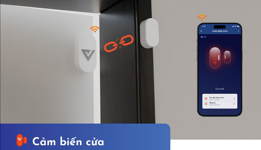 cảm biến cửa thông minh Vconnex