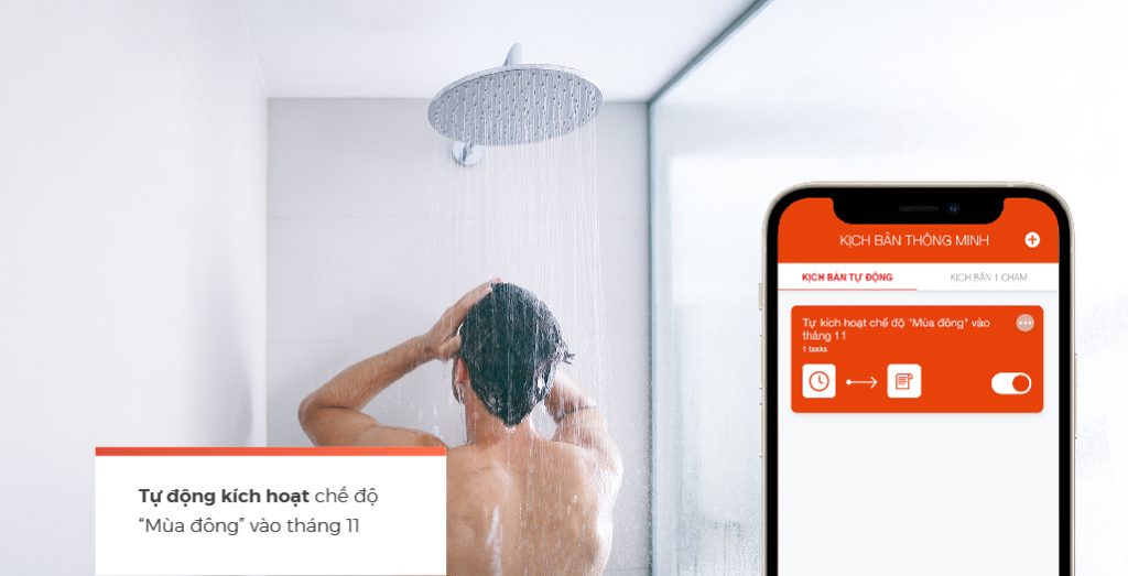 công tắc chống giật bình nóng lạnh Vconnex