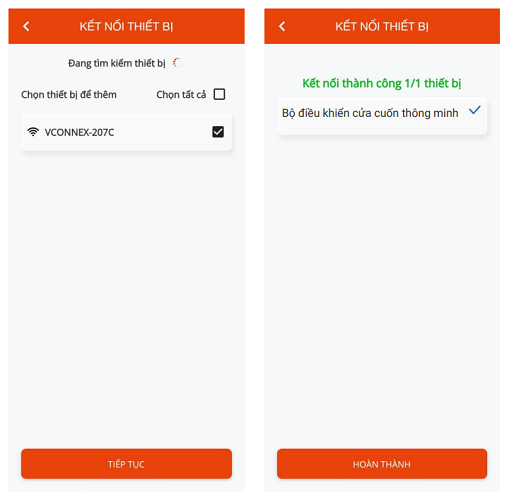 Hướng dẫn sử dụng bộ điều khiển cửa cuốn Vconnex