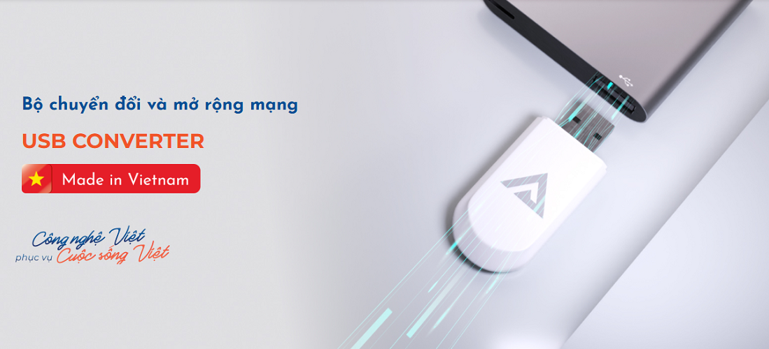 Bộ chuyển đổi và mở rộng mạng Vconnex USB Converter