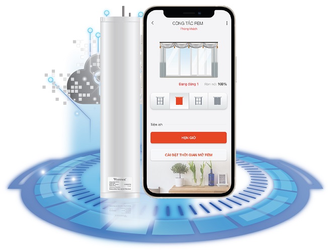 Động cơ rèm thông minh Vconnex
